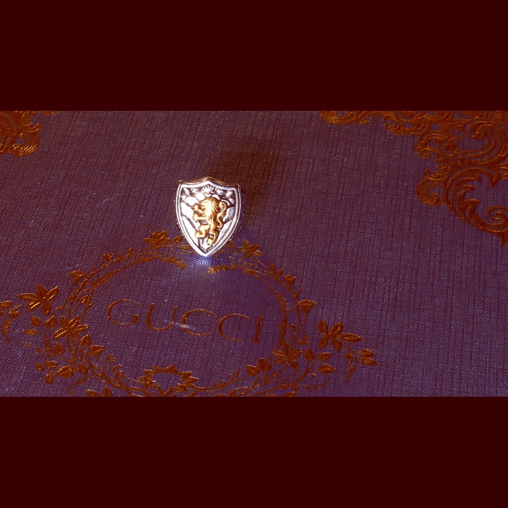 Men’s Stainless Steel Lion Crest Ring